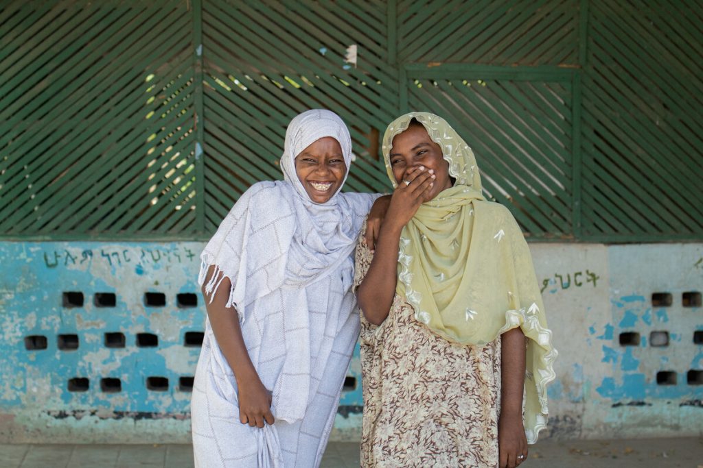 Hayat Yimam Seid and Habib Hassen, are members of Kibala Youth Club in Afar, Ethiopia. (c) Amref Health Africa/Genaye Eshetu